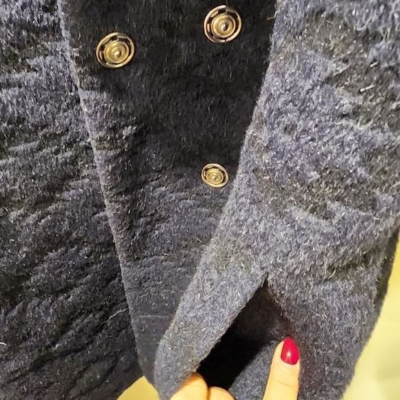 Beatrice .B  made in Italy wool blended Large heavy coat size 2 - Picture 3 of 15